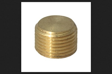 Picture of JMF COMPANY 4505335 JMF 1/4 in. Dia. MPT Yellow Brass Counter Sunk Plug (PK-2-EA)