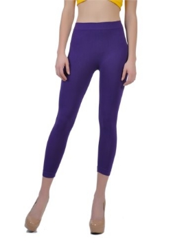 Picture of Soho SG-27P Soho Girls Junior's Capri Length Leggings - One Size, Purple (EA)