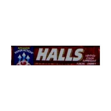 Picture of MONDELEZIN AMC62476 Mondelez Global Halls Cough Drops, Cherry, 9 ct (BX-20-EA)