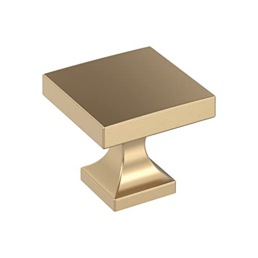 Picture of Amerock BP37024CZ Miseno MCKTRK3106 Vallombrosa 1-1/16 Inch Square Cabinet Knob - Champagne Bronze (EA)