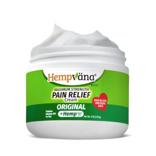 Picture of HEMPVANA 13548-6 BulbHead As Seen On TV Hempvana Original Relief Cream Maximum Strength, The Hemp Cream for Muscle Joint Back Knee Shoulder Neck Elbow Hand Foot (EA)