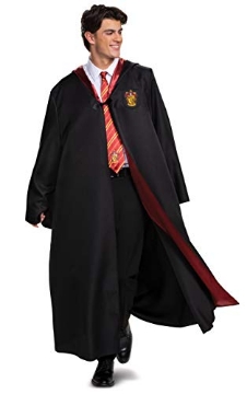 Picture of Disguise DG107969J Disguise Harry Potter Gryffindor Robe, Deluxe Wizarding World Adult Costume Accessory, Teen XL (14-16) (EA)