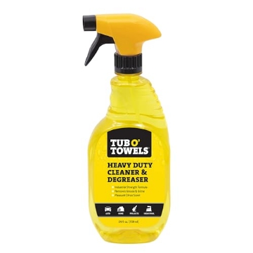 Picture of FEDPRO INC TW24-SPR Tub O' Towels Heavy Duty Cleaner and Degreaser Spray Helps in Removing Oil Tar Paint Dirt Caulk Grease Grime Gunk Epoxies, Industrial Strength, Home & Auto, Made In USA, Citrus Scent, 24oz (EA)