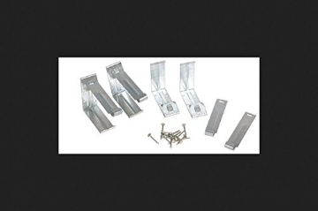 Picture of AMERIMAX 29020PK Amerimax 1.5 in. H x 4 in. W x 5.5 in. L Metallic Galvanized Steel K Fascia Bracket (PK-12-EA)