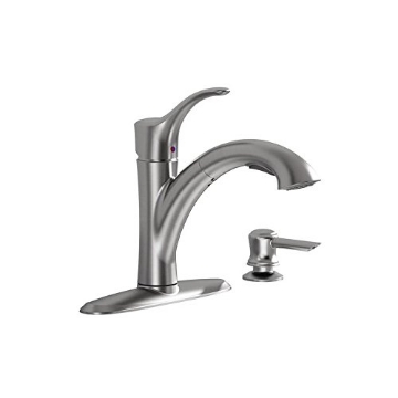 Picture of American Standard 9015.101.075 American Standard Mesa Stainless Steel 1-Handle Pull-Out Kitchen Faucet (EA)