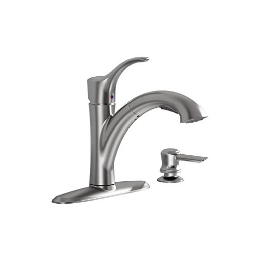 Picture of American Standard 9015.101.075 American Standard Mesa Stainless Steel 1-Handle Pull-Out Kitchen Faucet (EA)