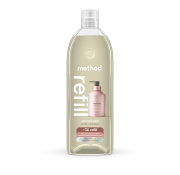 Picture of Method Products, Inc 328113 Method Gel Hand Soap Refill, Vanilla + Raspberry, 34 Fl Oz (Pack of 1) (Packaging May Vary) (EA)