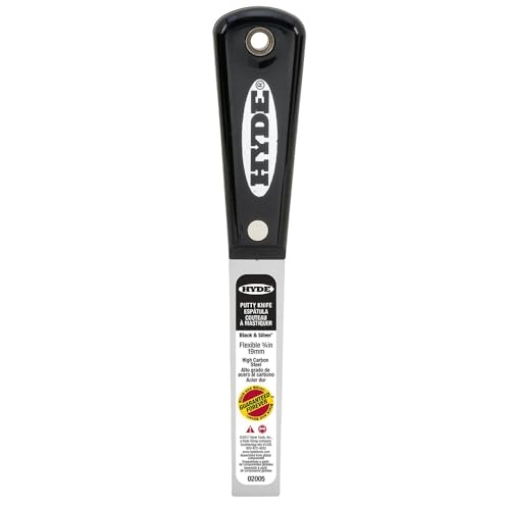 Picture of HYDE TOOLS INC 02005 Hyde 2005 Putty Knife, Flexible, 3/4 In. W, 7 In. OAL (PK-5-EA)