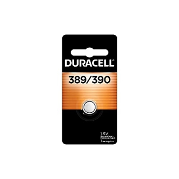 Picture of DURACELL(R) D389/390B Duracell 389/390 Silver Oxide Button Battery, 1 Count Pack, 389/390 1.5 Volt Battery, Long-Lasting for Watches, Medical Devices, Calculators, and More (EA)
