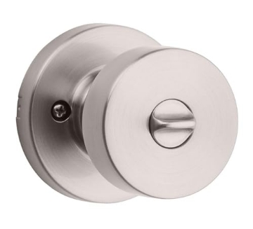 Picture of Kwikset 97402-850 Kwikset 97402-850 Signature Series 740PSK RDT 15 SMT Round Entry Door Lock, AAA Grade, Keyed Key, Zinc, Satin Nickel, Knob Handle (EA)