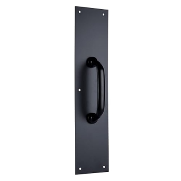 Picture of BRINKS COMMERCIAL BC41021 BRINKS Commercial - Commercial 15" Pull Door Plate, Matte Black Finish - Rust and Corrosion Resistant Door Plate (EA)