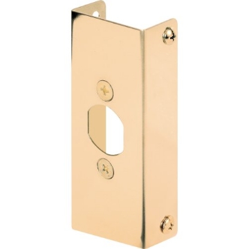 Picture of Prime U 9567 Prime-Line U 9567 1-3/4 In. Thick Bright Brass Door Edge Reinforcer (Single Pack) (EA)