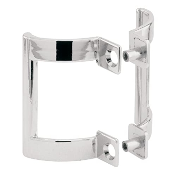 Picture of Prime M 6158 Slide-Co 193128 Shower Door Handle Set, 2 In. Mounting Hole Centers, Diecast Construction, Chrome-Plated (1 Set) (EA)