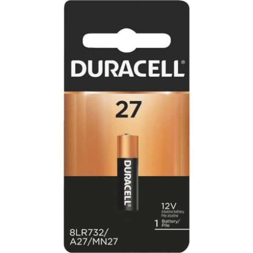 Picture of DURACELL(R) MN27BPK Duracell - 27 12V Specialty Alkaline Battery - Long Lasting Battery - 1 Count (EA)