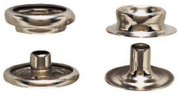 Picture of General Tools Mfg Co In 1266 General 1266 Solid Brass Nickel Plated Grommet Refills 6 Count (EA)
