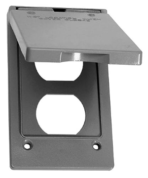 Picture of SIGMA ENGINEERED SOLUTIONS 14246 Sigma Engineered Solutions 14246 1-Gang Vertical Duplex Weatherproof Cover, Gray (EA)