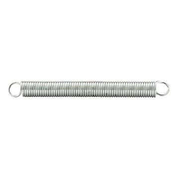 Picture of Prime SP 9661 Prime-Line SP 9661 Extension Spring, Spring Steel Construction, Nickel-Plated Finish, 0.025 GA x 9/32 In. x 1-7/8 In., Closed Single Loop (2 Pack) (EA)