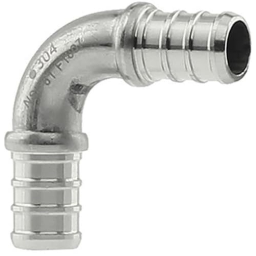 Picture of BOSHART INDUSTRIES PE-PS-E05 1/2" PEX Elbow - Stainless Steel (EA)