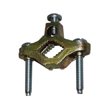 Picture of SIGMA ENGINEERED SOLUTIONS 18164 Sigma Pro Connex Brass Plated Zinc Ground Clamp 1 pk (18164) (EA)