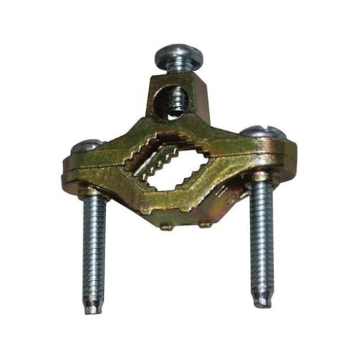 Picture of SIGMA ENGINEERED SOLUTIONS 18164 Sigma Pro Connex Brass Plated Zinc Ground Clamp 1 pk (18164) (EA)