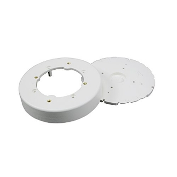 Picture of LEGRAND AV NM4 Legrand Wiremold NM4 Nonmetallic Plastic Raceway for Extending Power, Circular Fixture Box, Ivory (1 Pack) (EA)