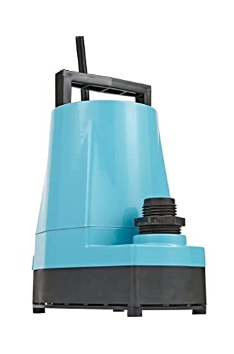 Picture of LITTLE GIANT LADDER SYSTEMS LLC 505718 Little Giant 5-ASP-LL 115-Volt, 1/6 HP, 1500 GPH Aluminum Automatic Hydroponics Pump with Piggy-back Diaphragm switch, 18-Ft. Cord, Blue, 505718 (EA)