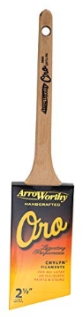 Picture of LINZER PRODUCTS CORP 3820 - 2.5 Arroworthy Oro 2.5" W Angle Paint Brush - Case of: 1 (EA)