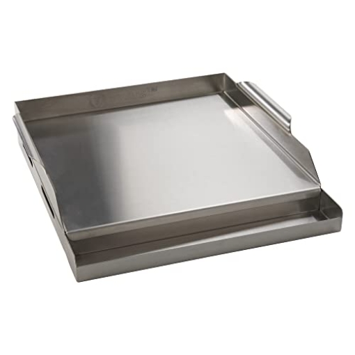 Picture of TYTUS GRILLS LLC A10005 Tytus Stainless Steel Griddle for Gas Grill - 16" x 14" Flat Top Griddle Insert for Gas Grill Perfect for Smash Burgers, Built with High Side Walls & Easy Access Grease Catch (EA)