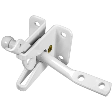 Picture of National/Spectrum Brands N262-105 National Hardware N262-105 Stanley Gate Latch, Regular, White (EA)