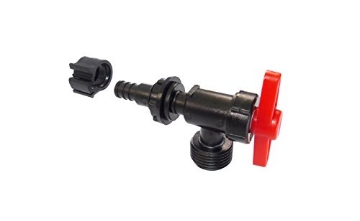 Picture of FLAIR-IT 30895 PEXLOCK 30895 Wash Valve, 1/2" x 3/4" MGH, Red/Black (EA)