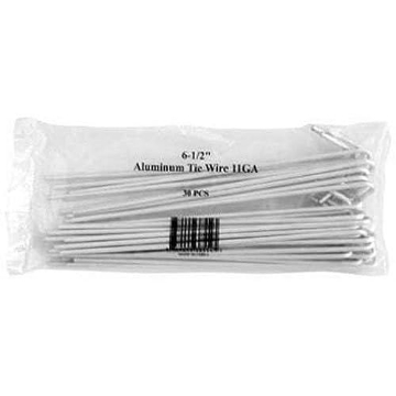 Picture of Yard Machines Mtd 328554C midwest air technologies 328554b 30 Pack, 6-1/2", 11 Gauge, Aluminum Fence Tie Wires (EA)