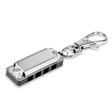 Picture of PLAYMAKER TOYS 10596 PMT Holdings Collections Etc The World's Smallest Musical Harmonica Keychain (PK-12-EA)