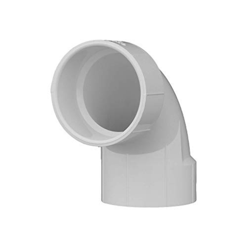 Picture of CHARLOTTE PIPE PVC003001200 CHARLOTTE PIPE 3 DWV 1/4 BEND HUB X HUB DWV (DRAIN, WASTE AND VENT) (1 Unit Piece) (EA)