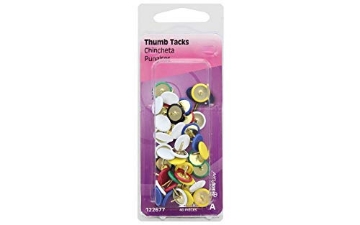 Picture of HILLMAN 122677 Hillman Assorted Push Pins 40 pk (PK-6-EA)