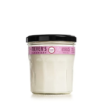 Picture of Mrs Meyers 11403 MRS. MEYER'S CLEAN DAY Soy Aromatherapy Candle, 35 Hour Burn Time, Made with Soy Wax and Essential Oils, Peony, 7.2 oz (PK-6-EA)
