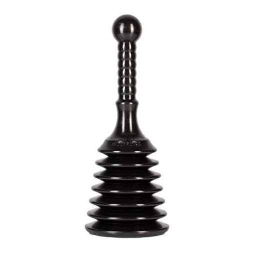 Picture of Gt Water Products MPS4 Master Plunger MPS4 Sink & Drain Plunger for Kitchen Sinks, Bathroom Sinks, Showers, and Bathtubs. Small and Strong Design with Large Bellows Commercial & Residential Use, Black (EA)