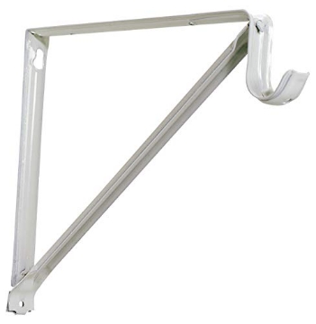 Picture of Knape & Vogt RP-0044-BWT Knape & Vogt John Sterling White Steel Shelf/Rod Bracket 13 in. L 250 lb. (PK-20-EA)