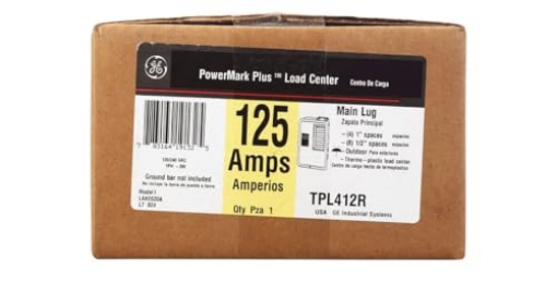 Picture of HENKEL LOCTITE TPL412RP Ge Main Lug Load Center 125 Amp 8 Circuits Boxed (EA)