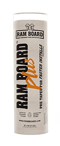 Picture of SURFACE 46RBPLUS38100 Ram Board Plus Heavy Duty 38 inch x 100 feet, Faster Installs, Pre-Taped, Painting, Remodeling, Construction Temporary Floor Protection (317 Sq. Ft.) (EA)
