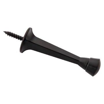 Picture of National/Spectrum Brands N830-543 National Hardware N830-543 Rigid Door Stop, Matte Black, 3-in (PK-5-EA)