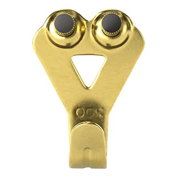 Picture of HILLMAN 50025 OOK 50025 Professional Picture Hangers, Art Hangers, Brass, Reusable Picture Hooks, 50lb (3 set) (EA)