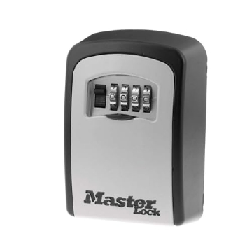 Picture of Mastercool 5401D Master Lock Set Your Own combination Wall Mount Lock Box, 5 Key capacity, Black 5401EC (EA)
