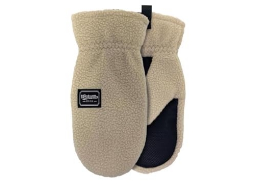 Picture of JOHN WATSON LTD 9383-L Watson Gloves Lady Baa Baa Cozy Winter Mitt - Sustainable Fuzzy Fleece Sherpa Shell, Warm Eco-Lining, Touchscreen, Snug-Fit, Beige, Large (EA)