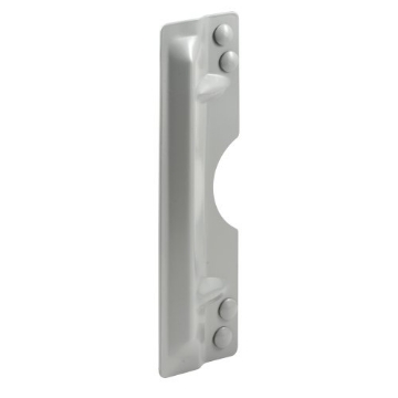 Picture of Prime U 9503 Prime-Line U 9503 Steel Latch Guard Plate Cover for Out-Swinging Doors, Gray (Single Pack) (EA)
