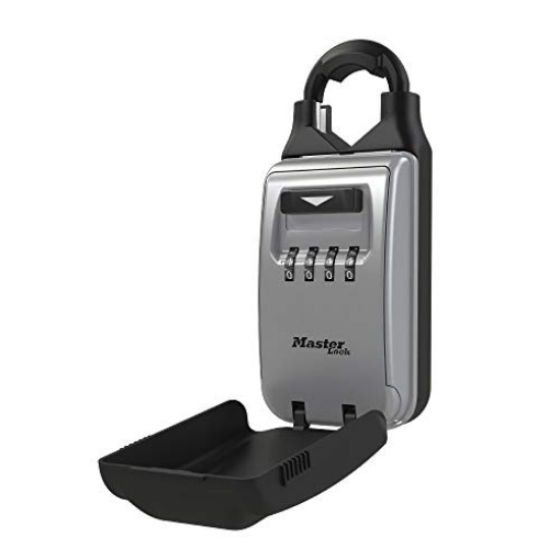 Picture of Mastercool 5420D Master Lock 5420EC Set Your Own Combination Portable Lock Box with Adjustable Shackle, 6 Key Capacity (EA)