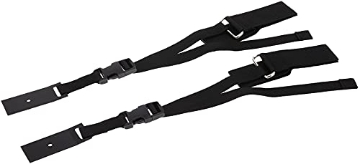 Picture of Quake Hold 4520 QuakeHOLD! Universal Flat Screen TV Safety Straps, Nylon Anti-Tip Adhesive Straps, Earthquake Protection, For TVs and Furniture, Child Proofing for Home Safety, Easy Installation, Black, 1 Pack (EA)