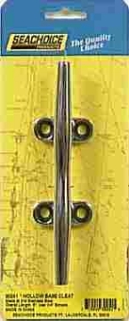 Picture of ATTWOOD MARI 30251 Seachoice Stainless Steel 2-1/4 in. L Hollow Base Cleat 1 pk2 (EA)