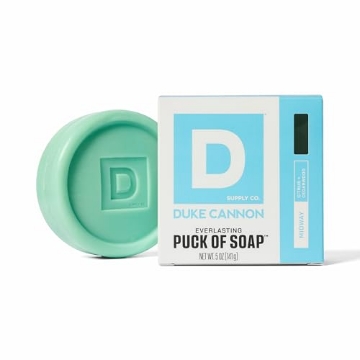 Picture of DUKE CANNON - BSPK-MDWY Duke Cannon Supply Co. Bar Soap Puck - Men's Rounded Bar Soap With Masculine Scents - Hydrating & Deep Cleaning - Disc-Shaped Mens Soap - All Skin Types - Midway,5 oz (EA)