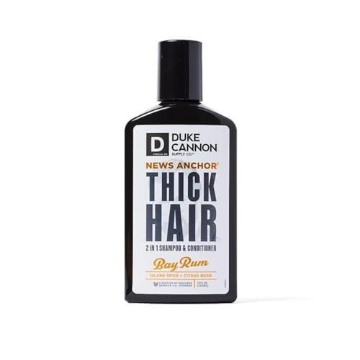 Picture of DUKE CANNON 1000109 Duke Cannon News Anchor 2-in-1 Hair Wash - Bay Rum, 10 fl. oz, Stimulating Hair Shampoo & Conditioner (EA)