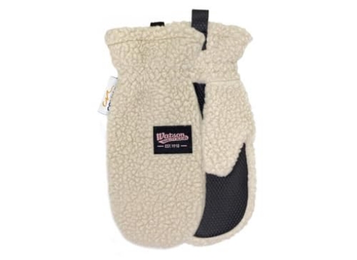 Picture of JOHN WATSON LTD 9383-XXS Watson Gloves Baby Baa Baa Cozy Winter Kid Mitt - Sustainable Fuzzy Fleece Sherpa Shell, Warm Eco-Lining, Snug-Fit, Slip-On, Beige, XX-Small (EA)